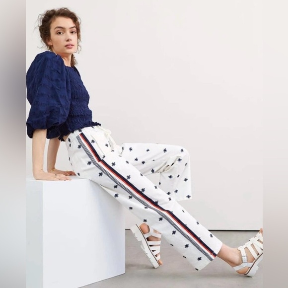 Maeve x Anthropologie Bumble bee Straight Track pants - Picture 3 of 15